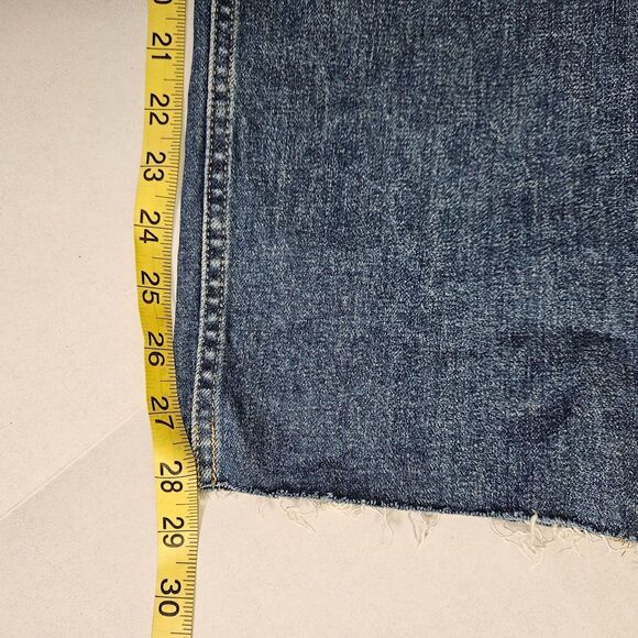 NWT Everlane Women's The Cheeky Jean High Rise Low Stretch 33 Regular Raw Hem - Picture 8 of 8